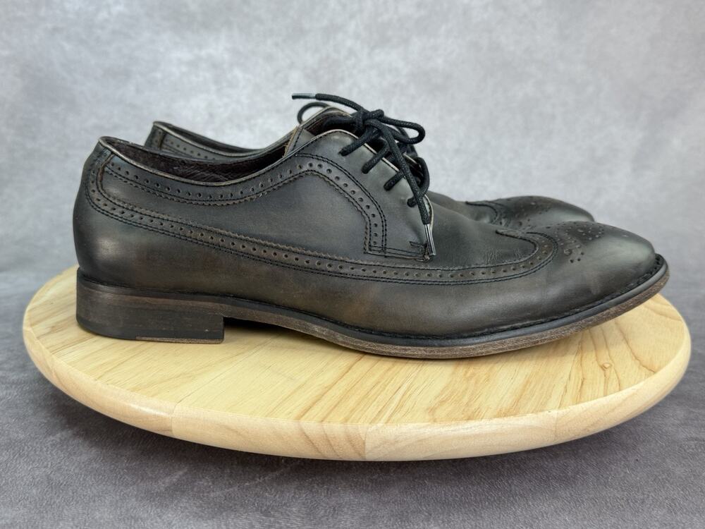 John Varvatos Star USA Wingtip Brogue Oxford Dress Shoes Men's 10.5M
